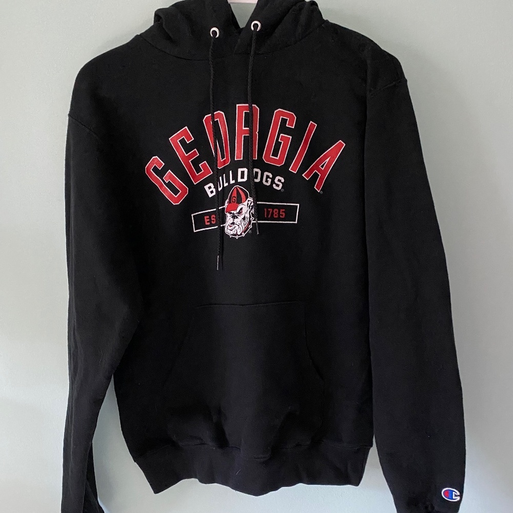 Champion Black Georgia Bulldogs Hoodie